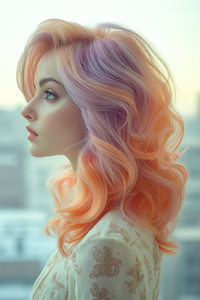 Butterfly Haircut With Ombre