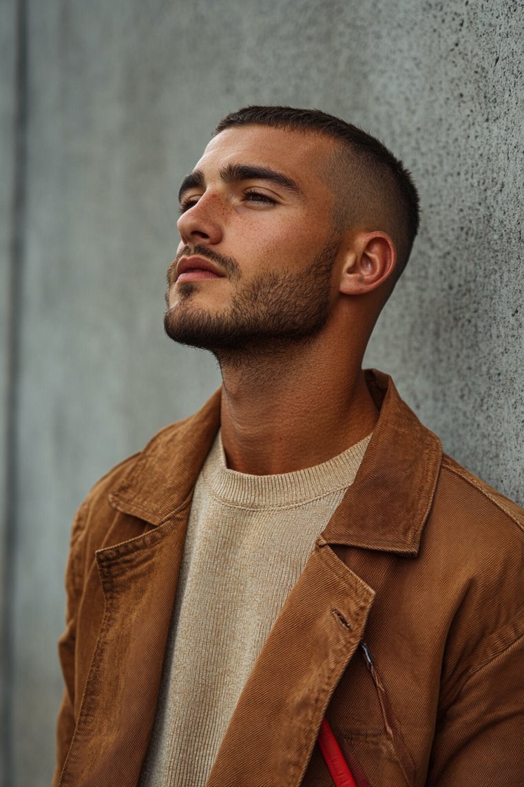 Buzz Cut for Curly Hair