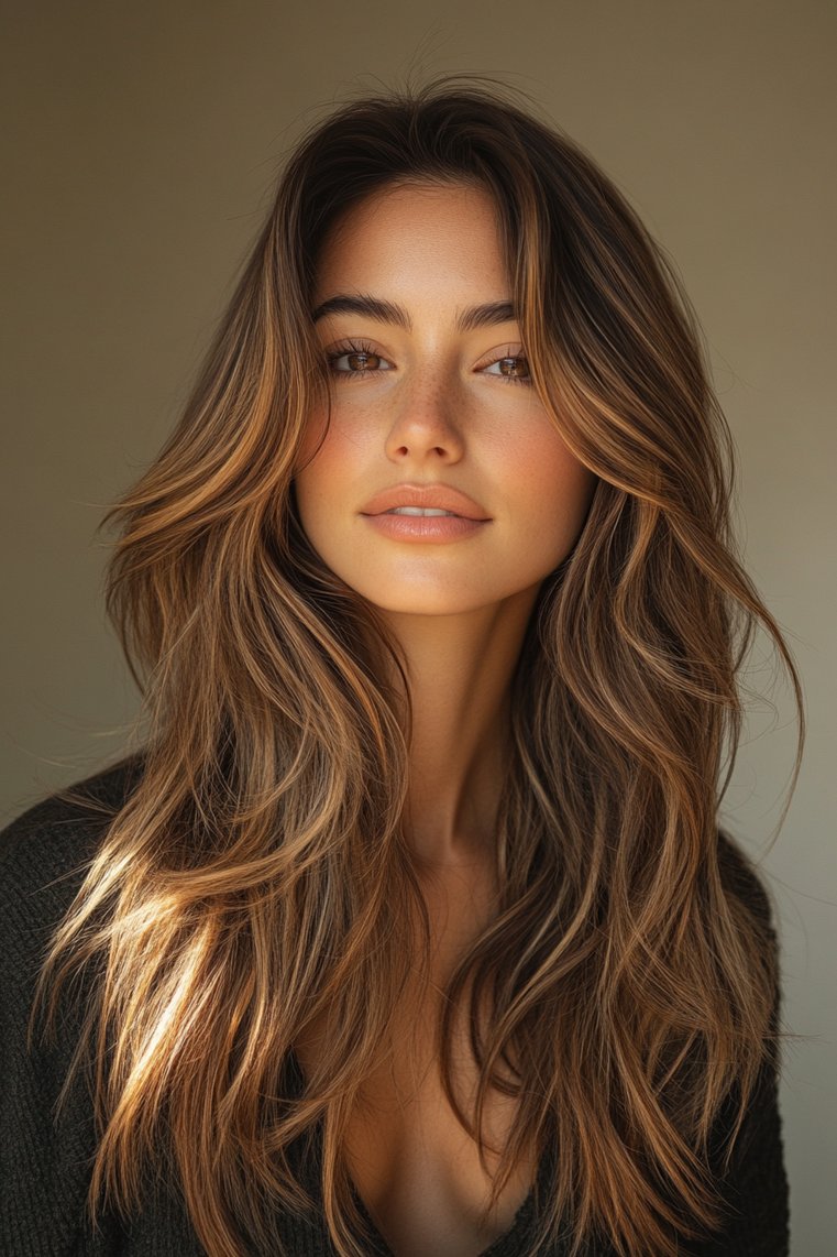 Caramel Brown Balayage