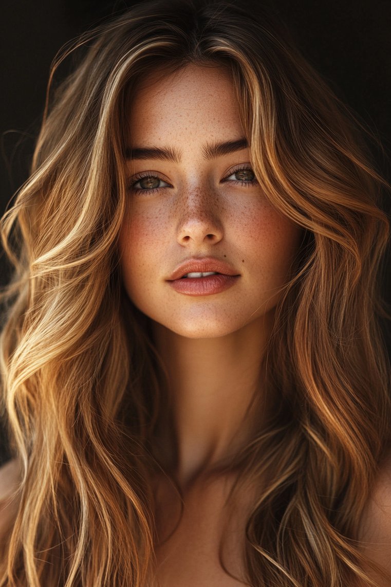 Caramel and Ash Blonde Blend