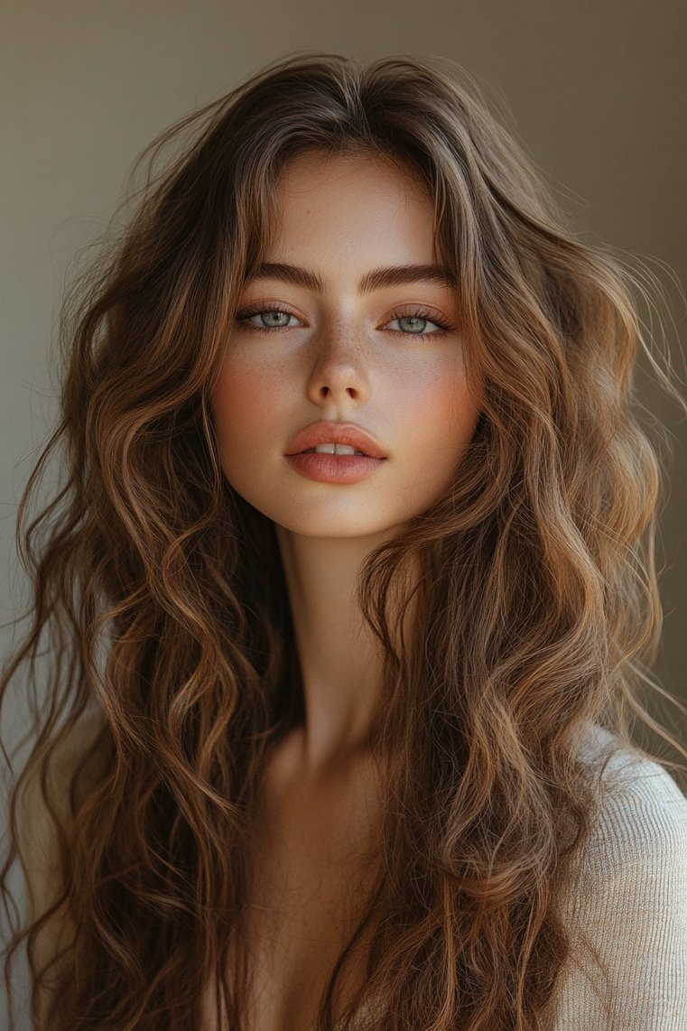 Cascading Long Curls