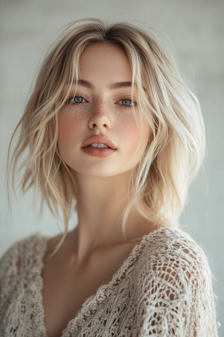Champagne Blonde Highlights for Neutral Skin