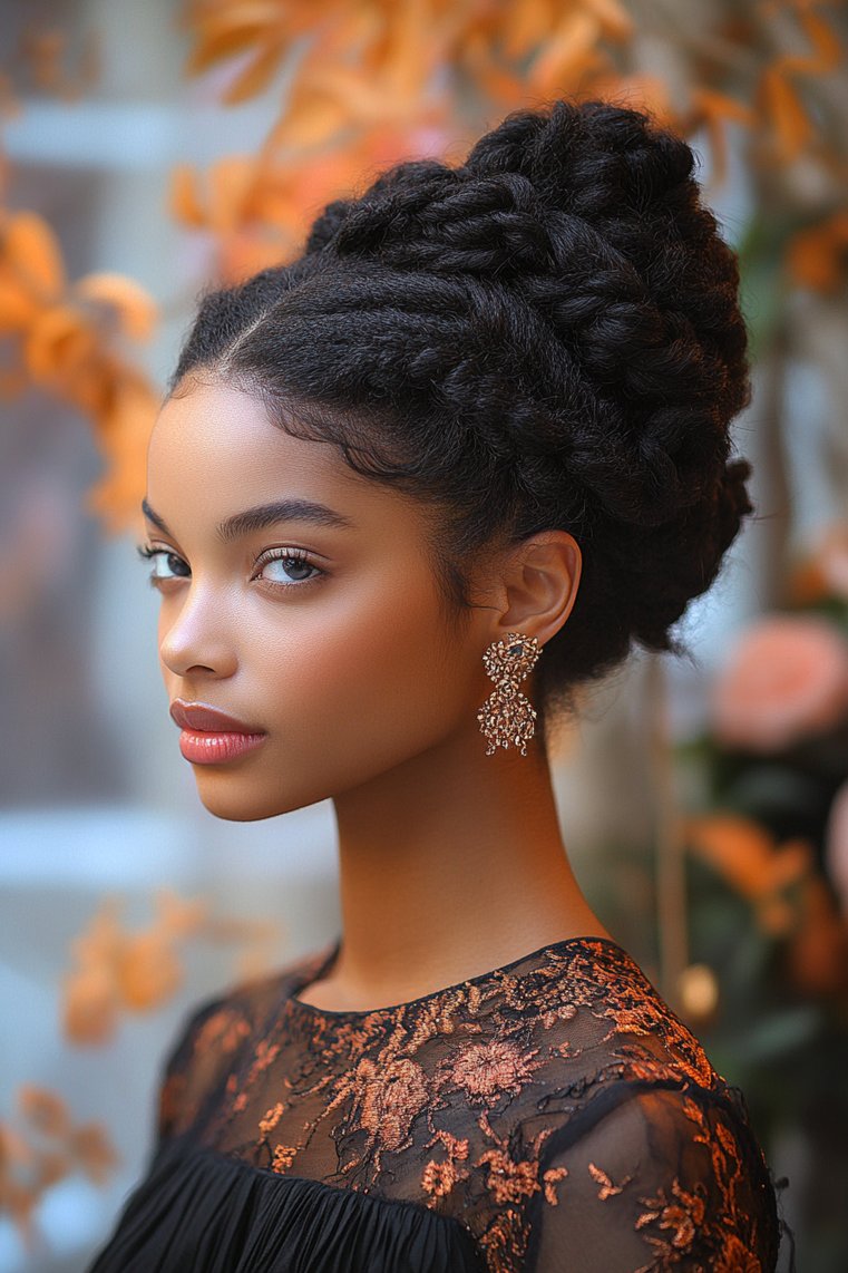 Chic Braided Updo