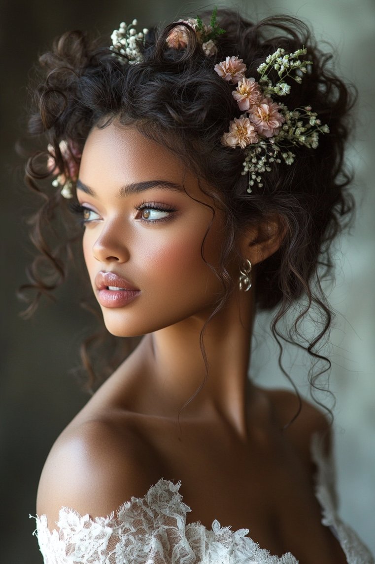 Chic Curly Updo