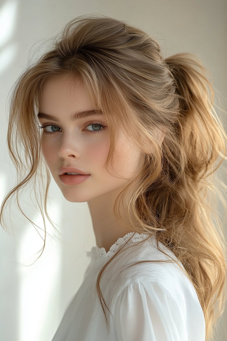 Chic Layered Ponytail
