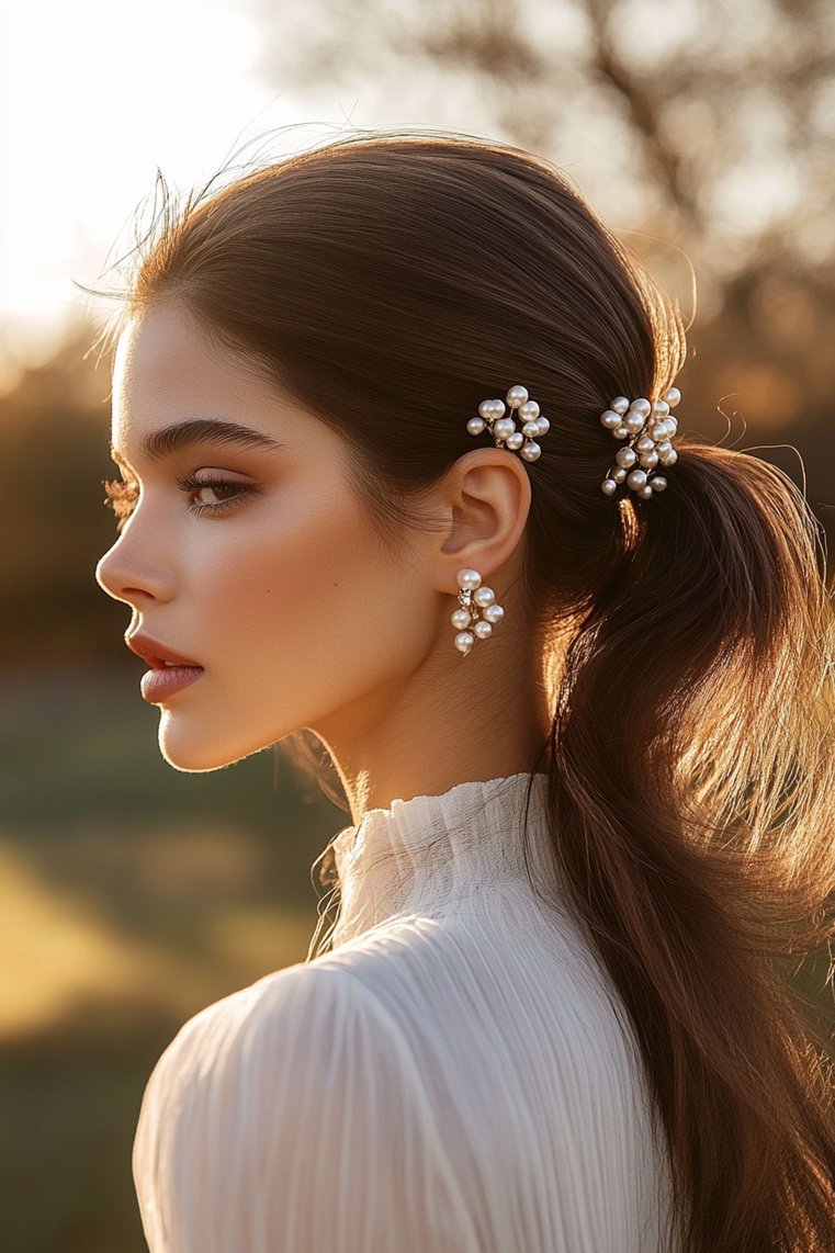Chic Low Ponytail With Volume