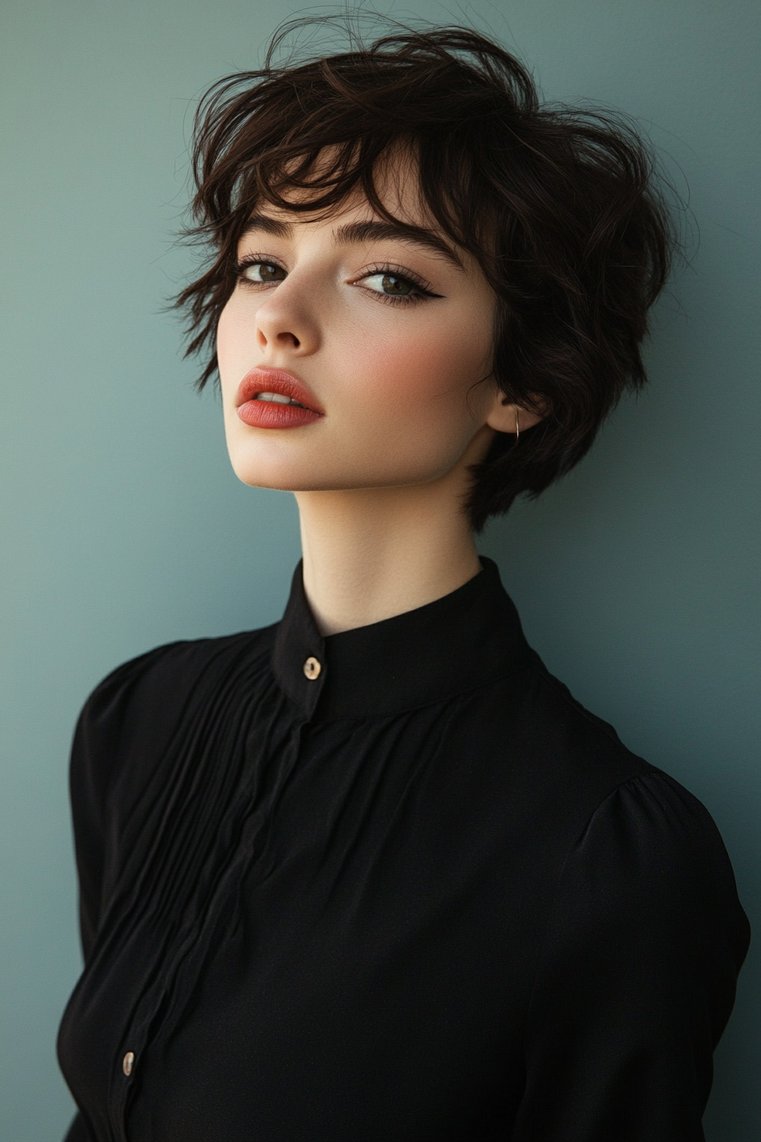 Chic Pixie With Wispy Ends