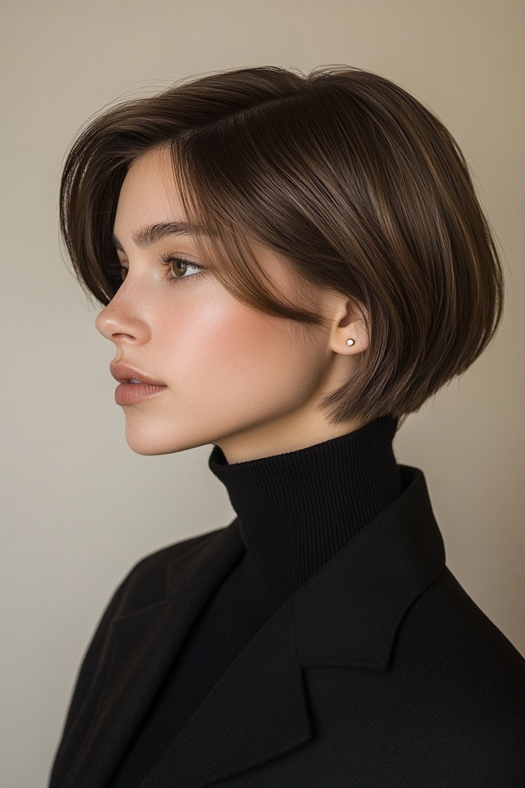 Chic Wedge With Tapered Nape