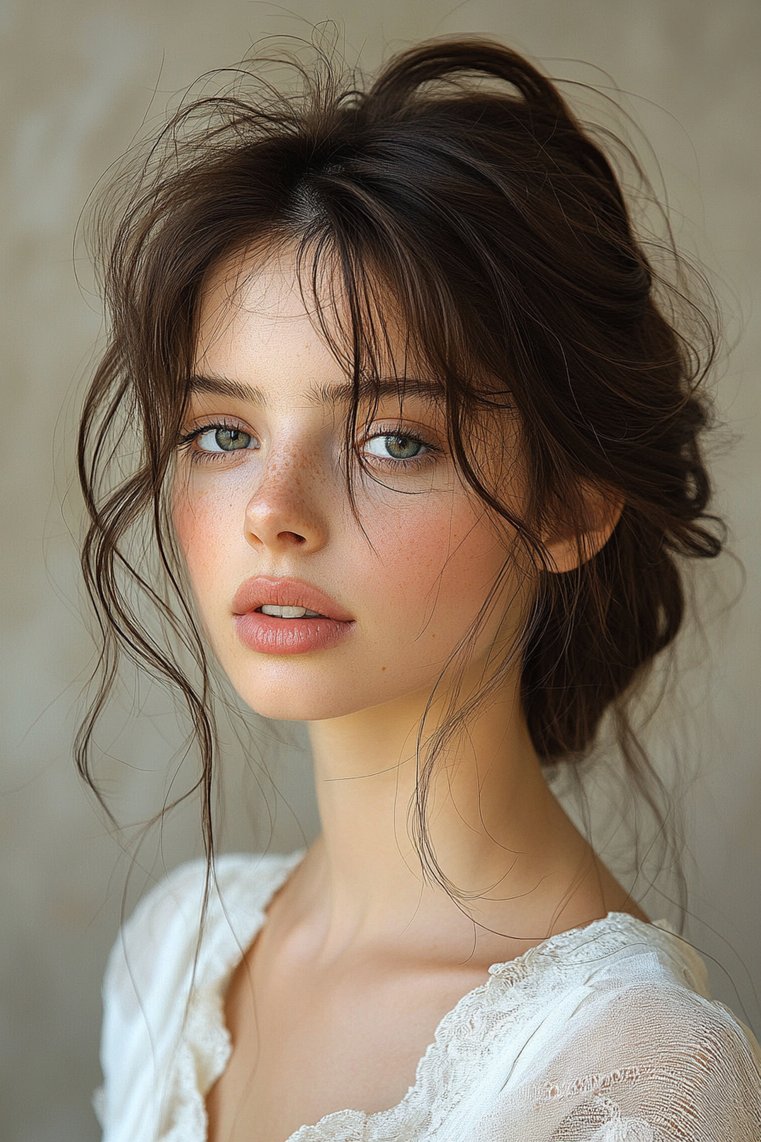 Chic and Simple Undone Updo