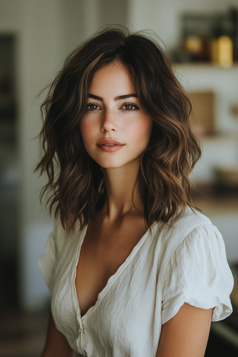 Chin-Length Hair With Volume