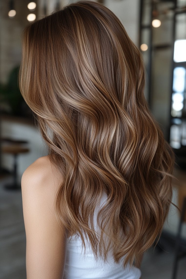 Chocolate With Blonde Balayage