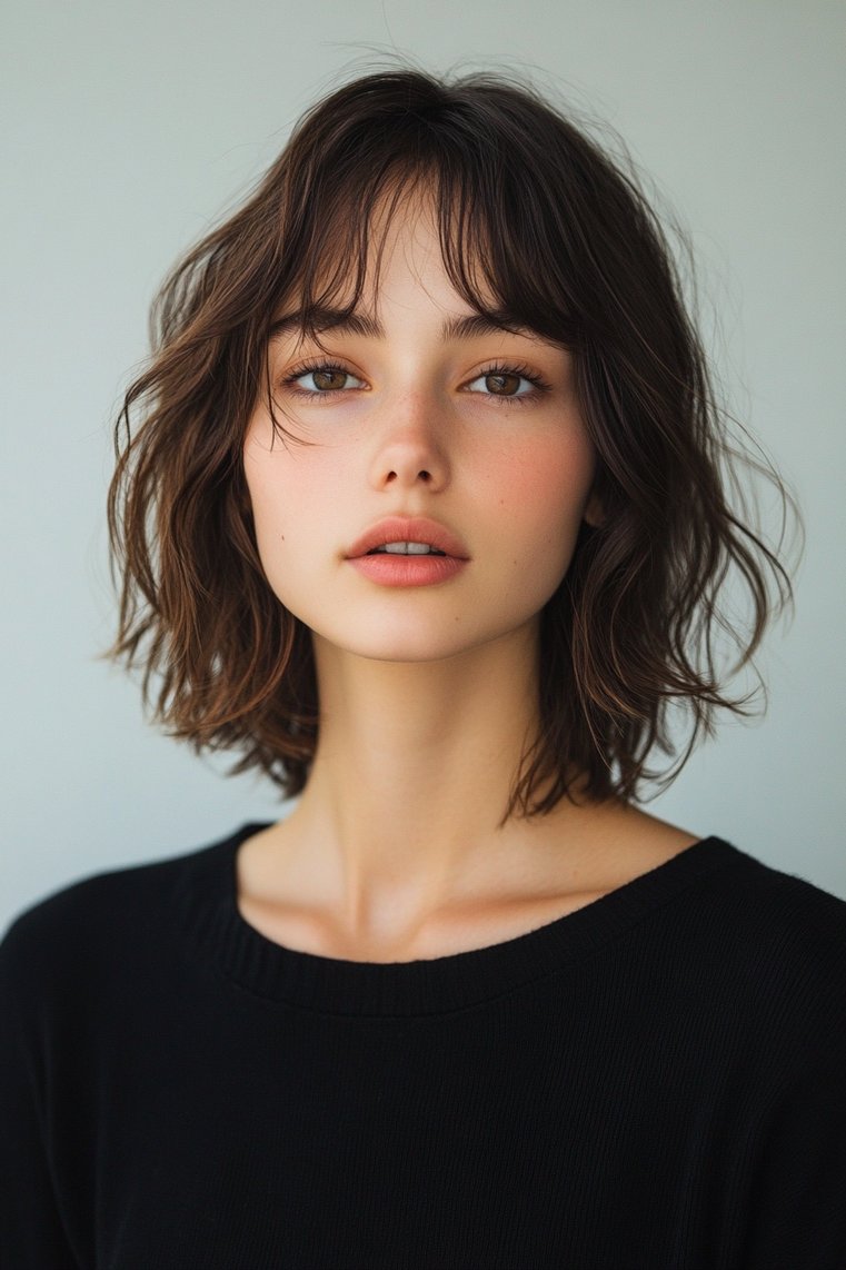 Choppy Feathered Bob