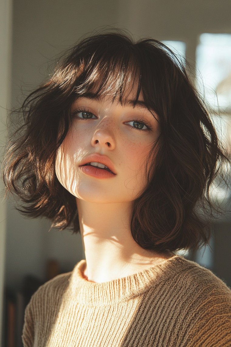 Choppy Fringe Bob
