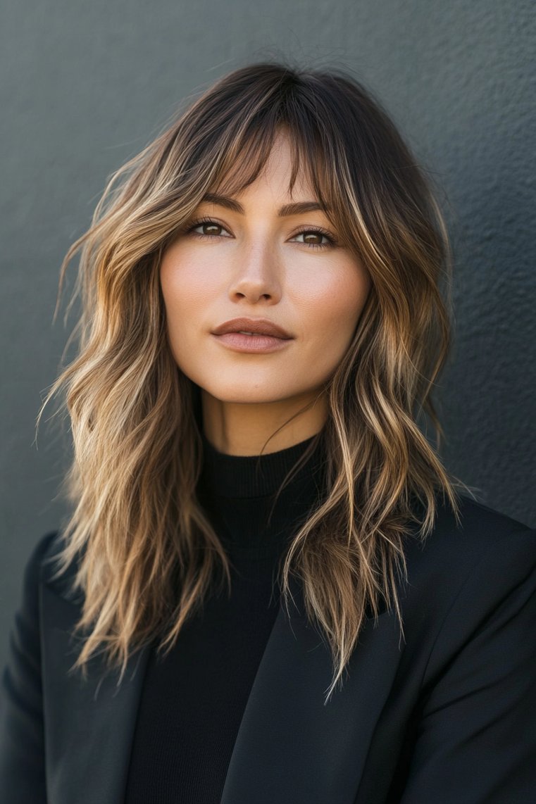 Choppy Shag With Highlights