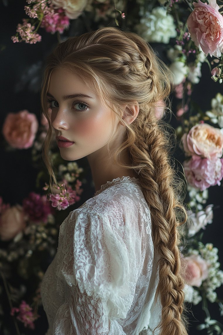 Chunky Dutch Braid