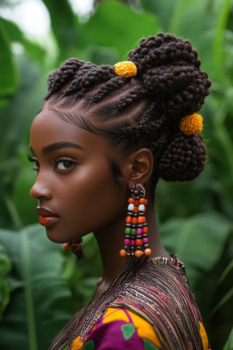 Chunky Fulani Braids