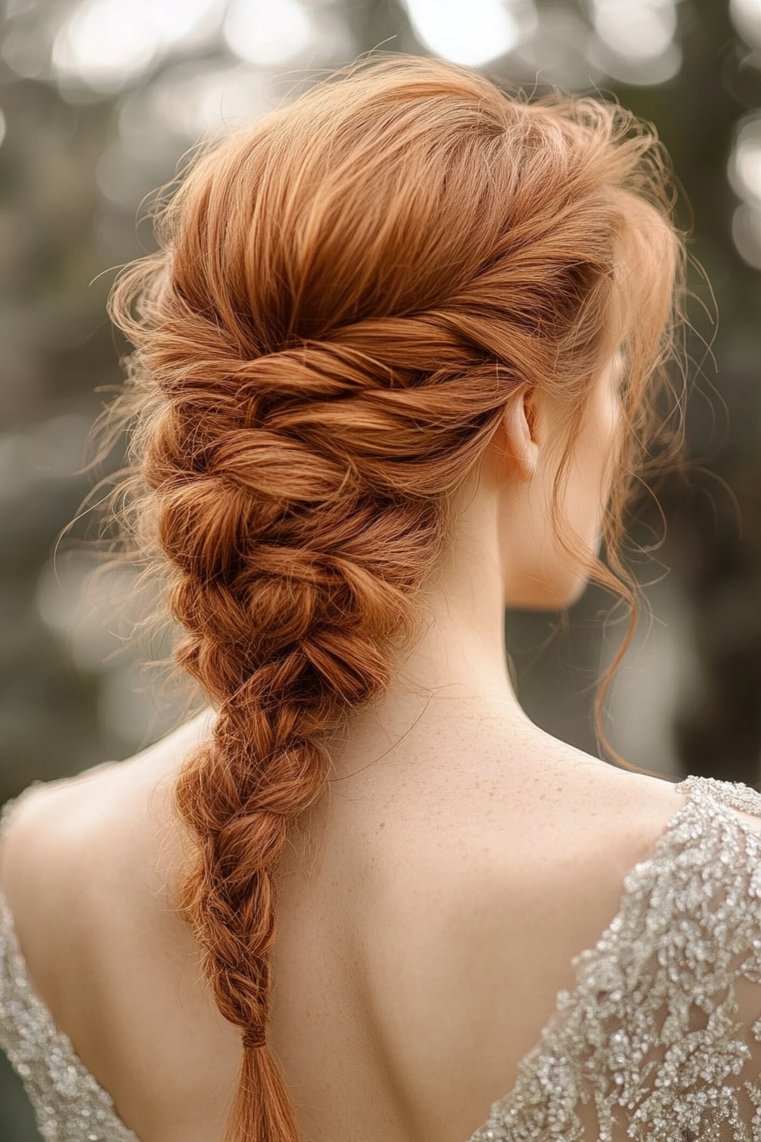 Classic Copper Updo