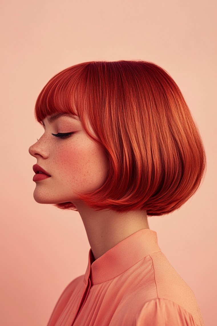 Classic Red Bob
