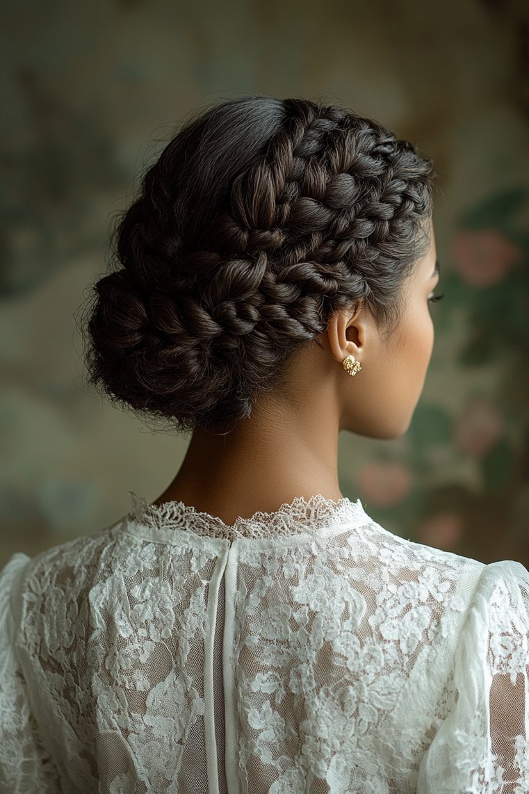 Classic Updo With Elegant Hairpin