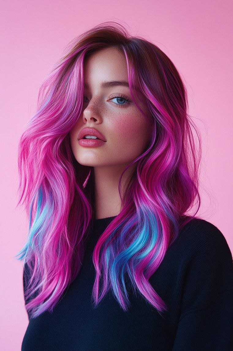 Color Blocked Hair