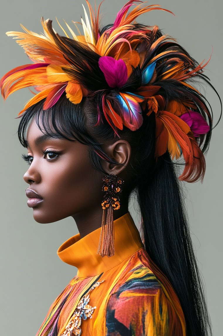 Colorful Ponytail