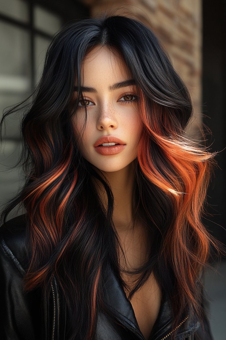 Copper Highlights for a Fiery Flair