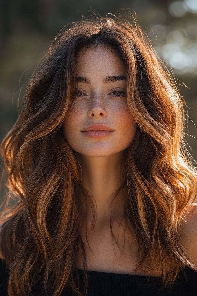 Copper Highlights for a Fiery Pop