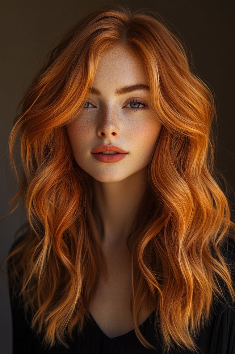 Copper Peekaboo Highlights