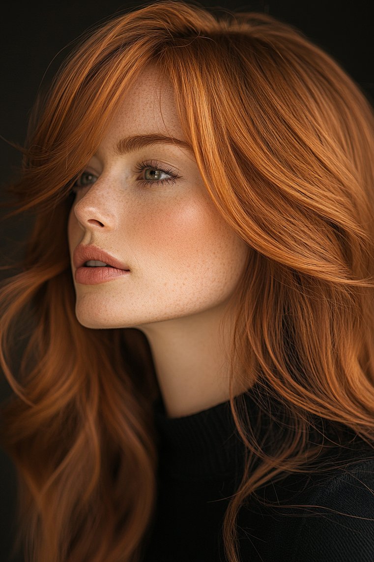 Copper and Chocolate Brown Blend