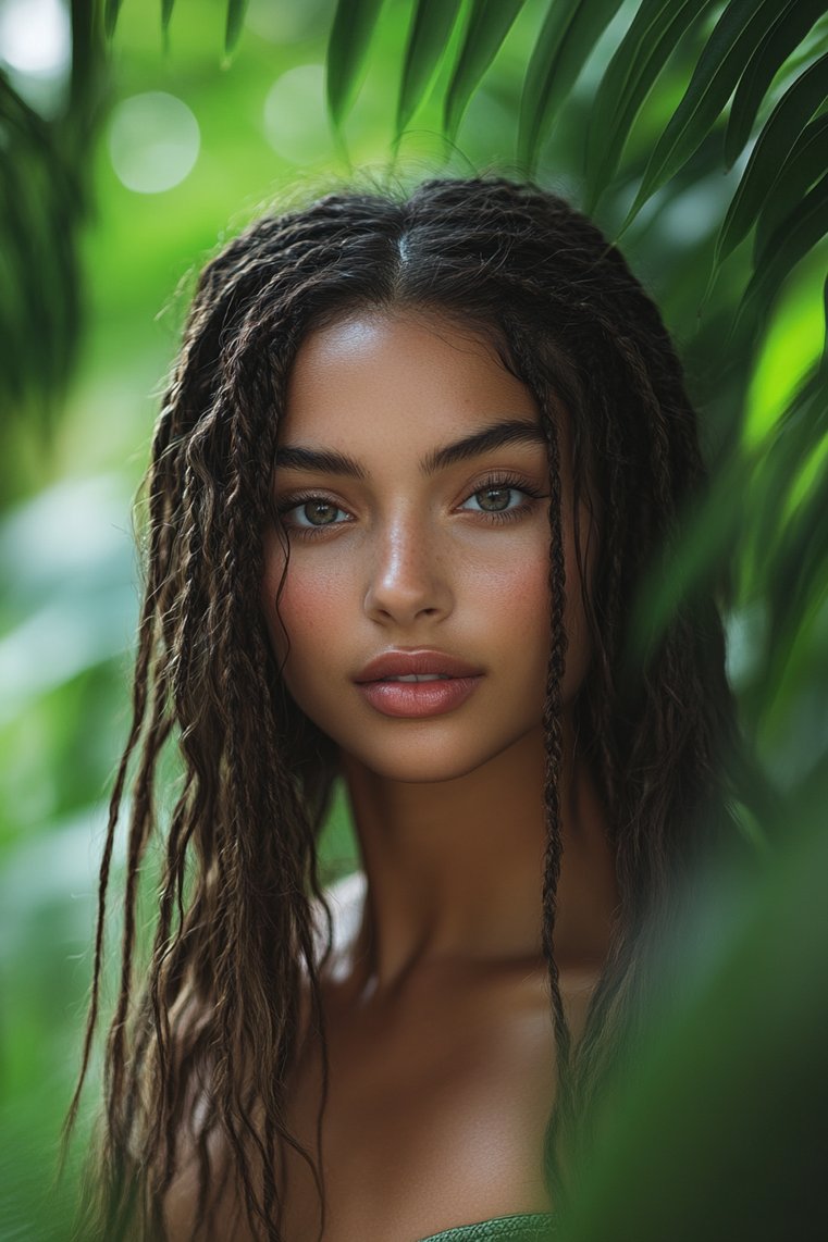 Cornrow Braids With Loose Waves