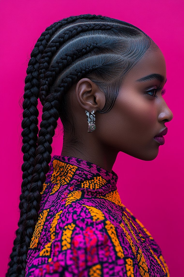 Cornrow Braids With a Twist