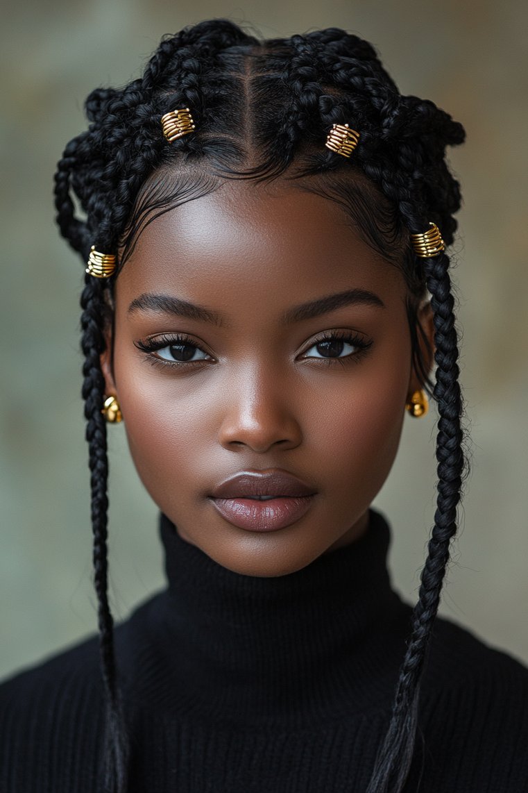 Cornrow Crown Braid