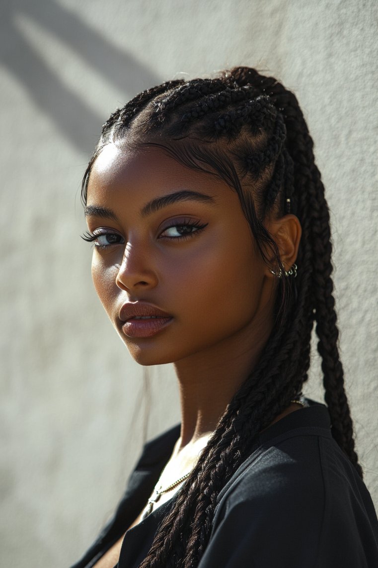 Cornrows With Undercut