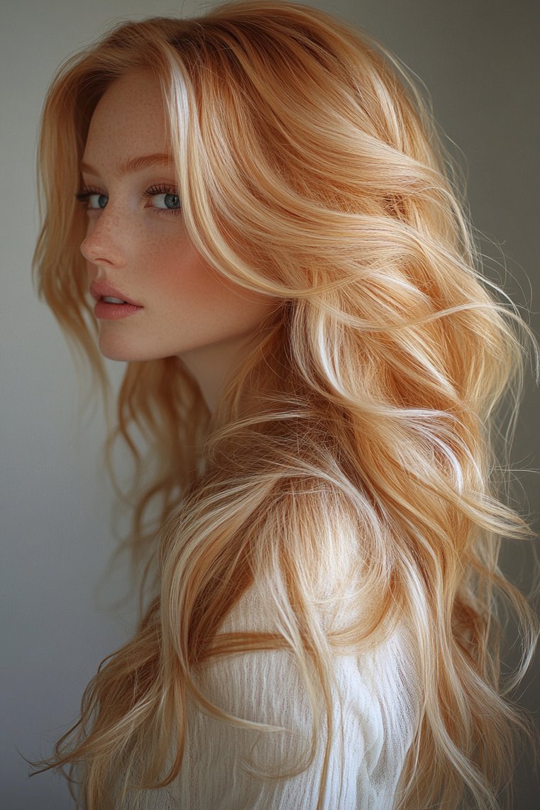 Creamy Blonde Highlights for Warm Skin