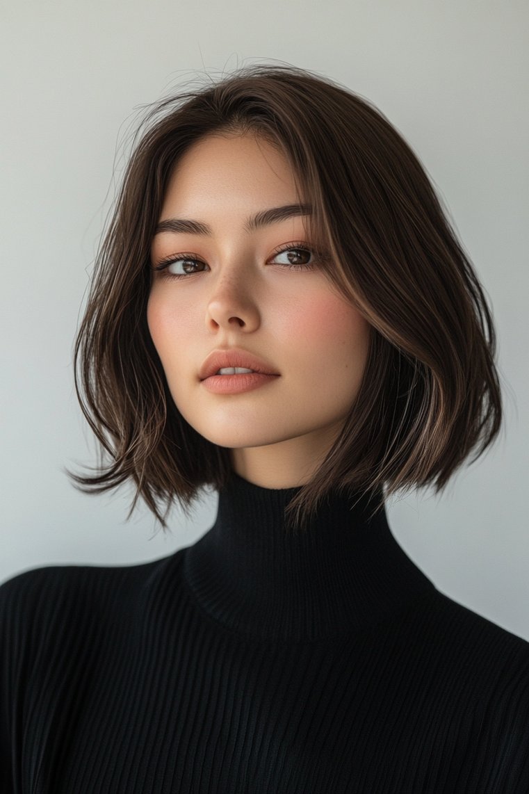 Cropped Bob With Highlights
