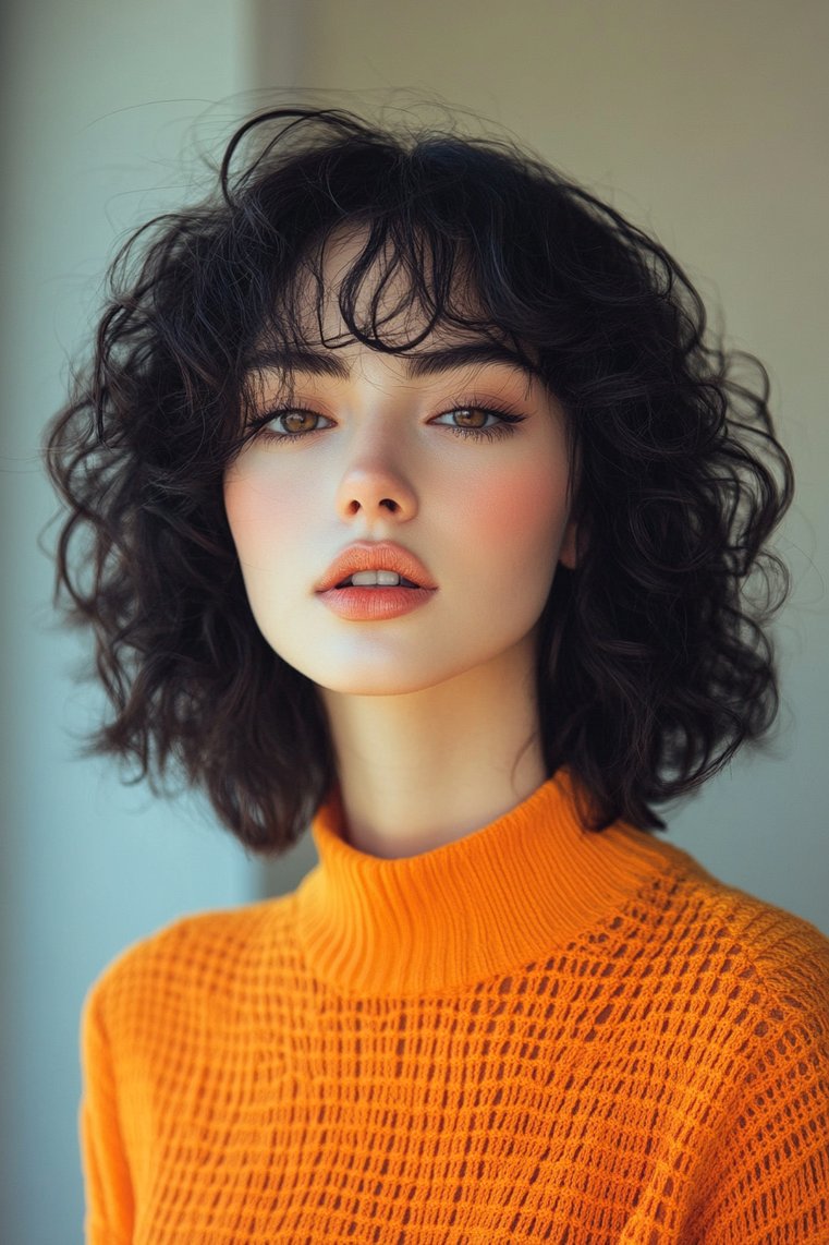 Cropped Curly Shag