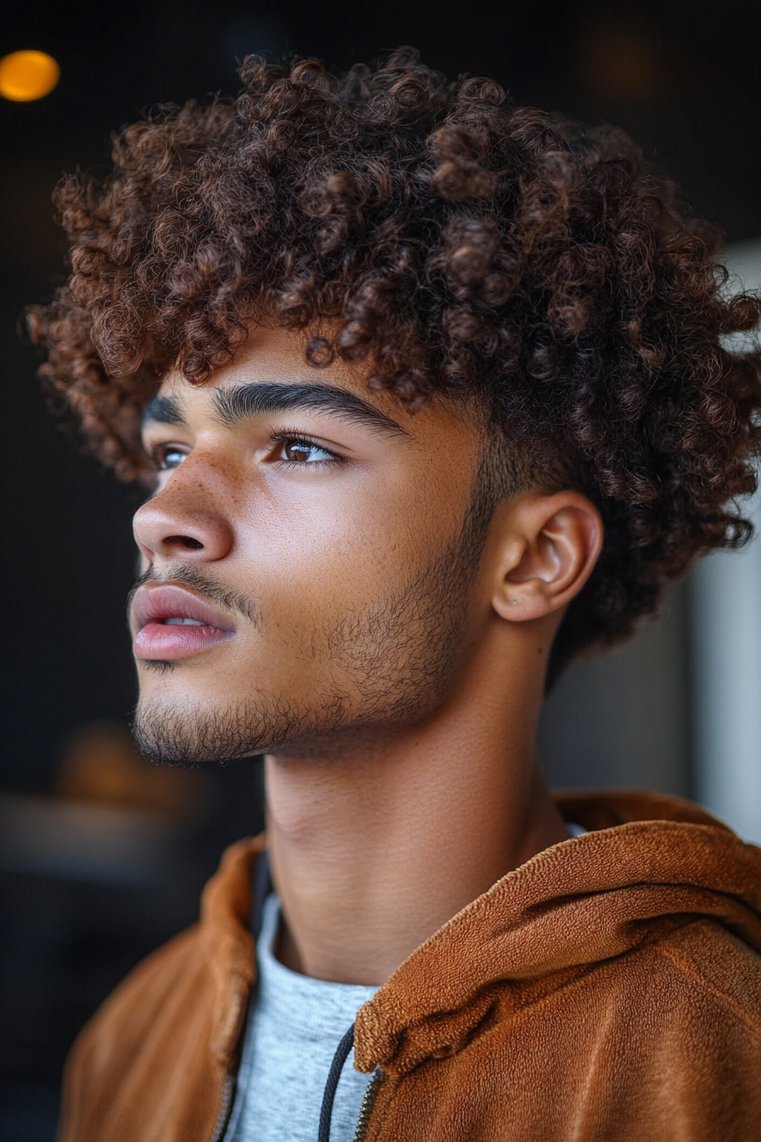 Curly Hair Fade