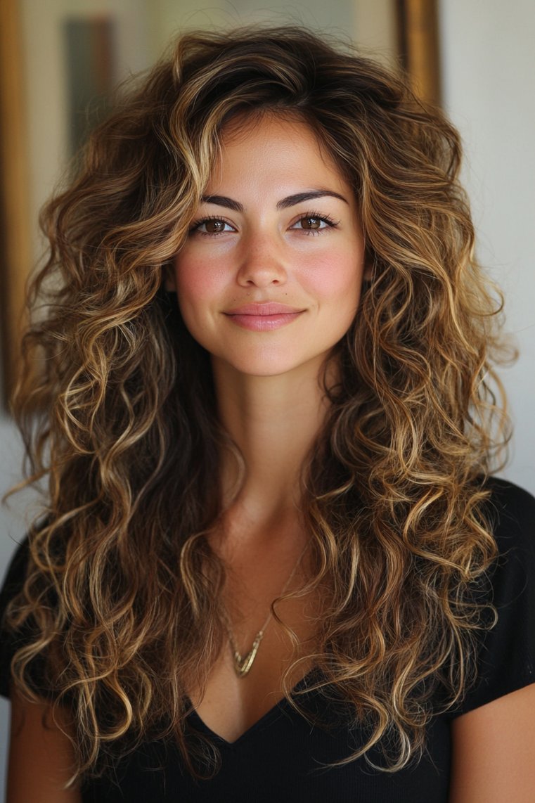 Curly Locks With Blonde Accents