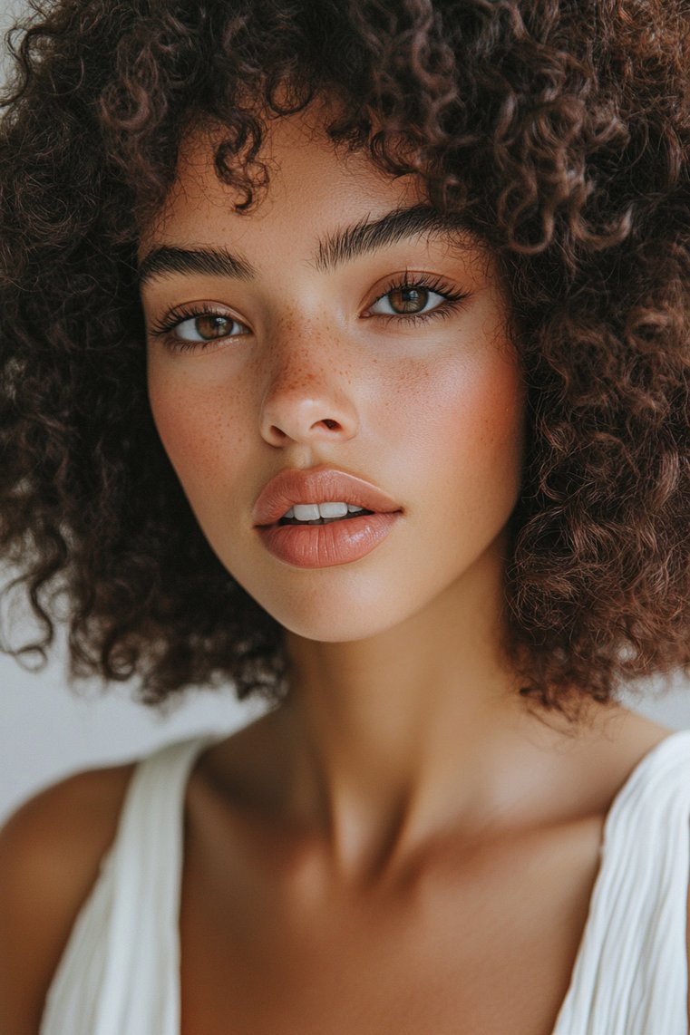 Curly Long Bob