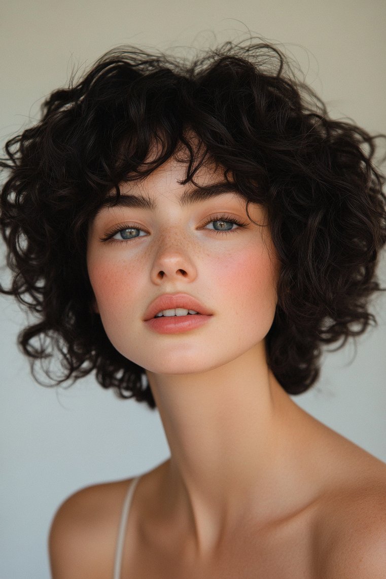 Curly Pixie Cut