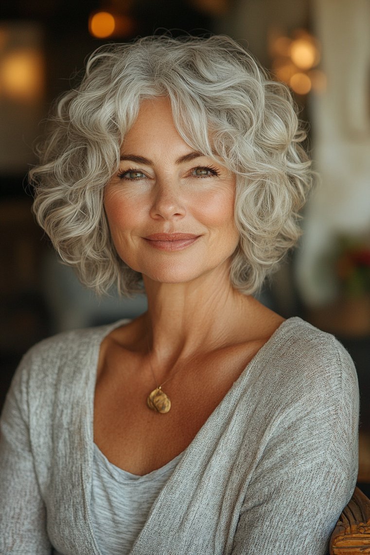Curly Pixie Cut