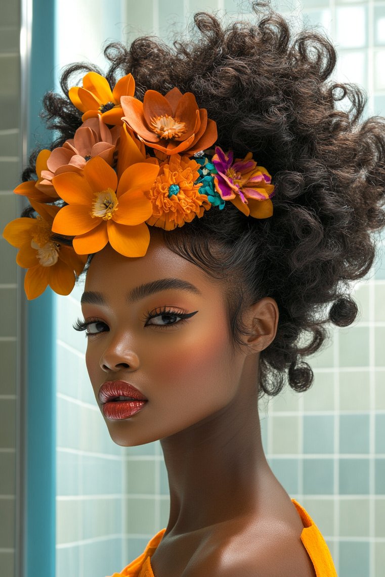 Curly Ponytail