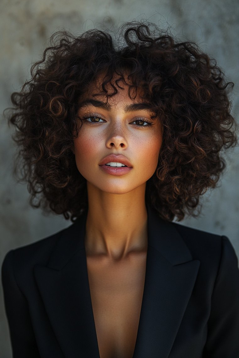 Curly Shag With Defined Curls