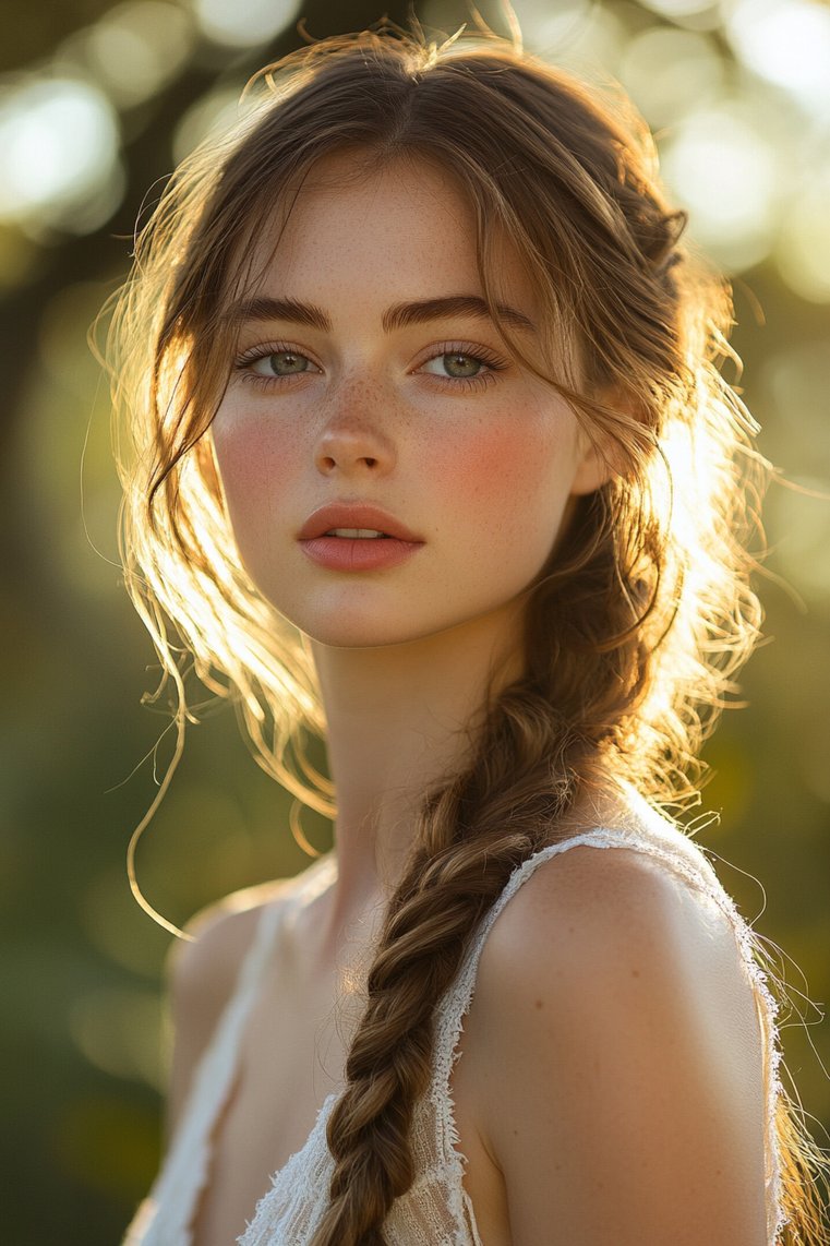 Curly Side Ponytail