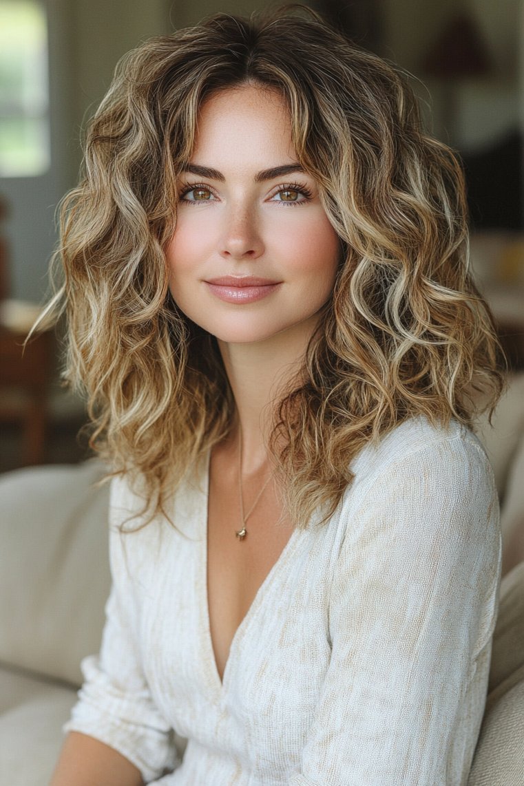 Curly Tapered Cut