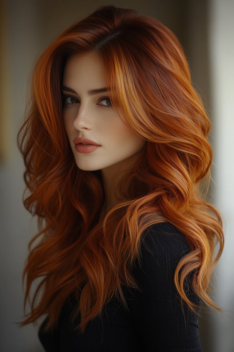 Dark Copper Ombre