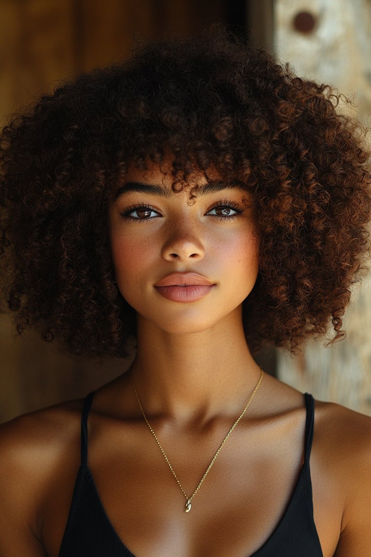 Defined Curly Bob