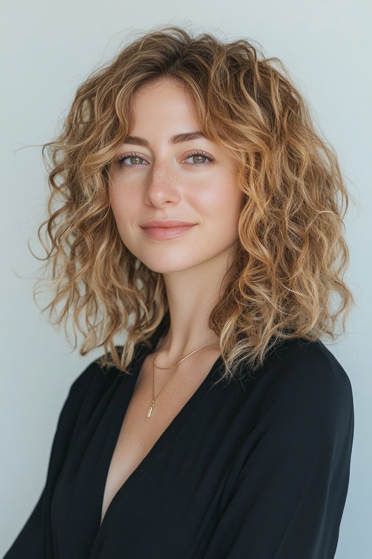 Disheveled Curly Crop