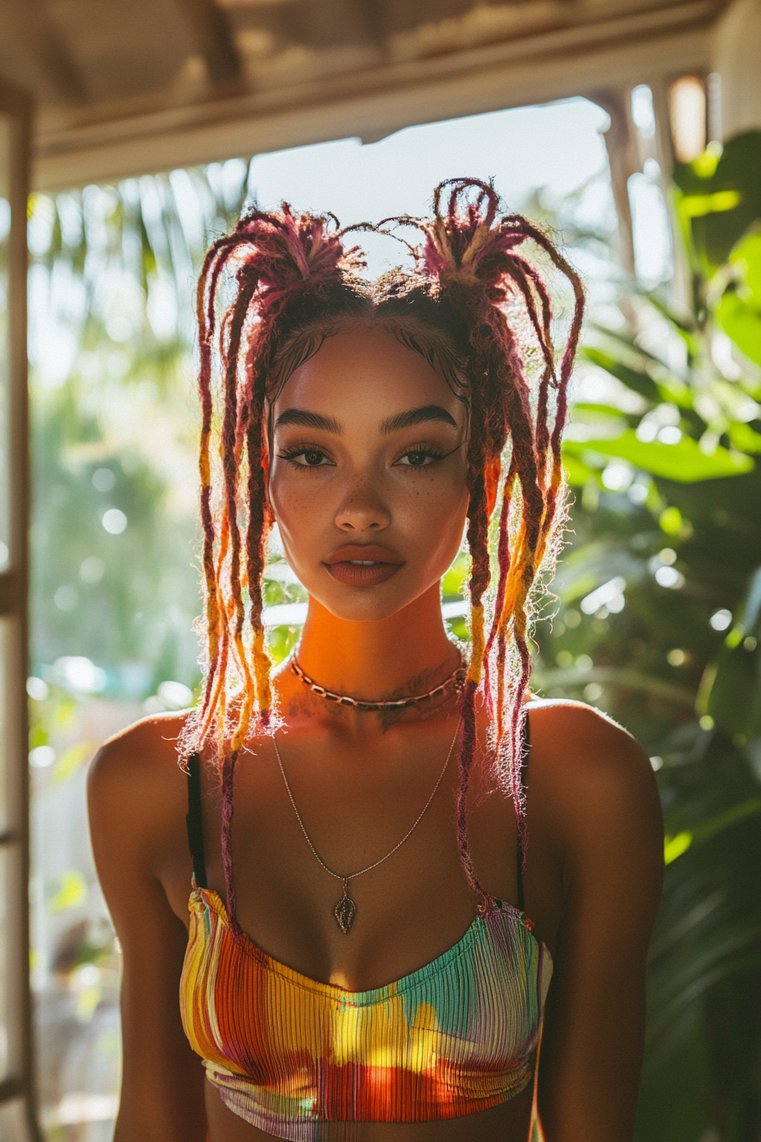 Dreadlock Pigtails