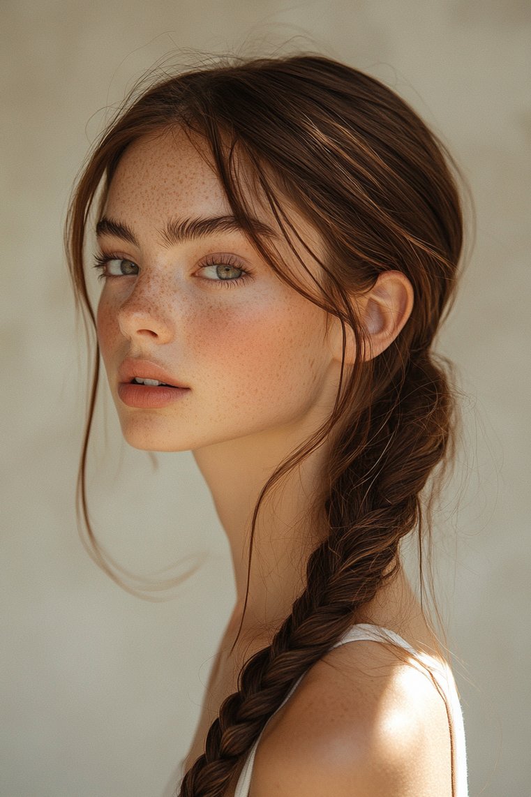Dutch Braid Ponytail